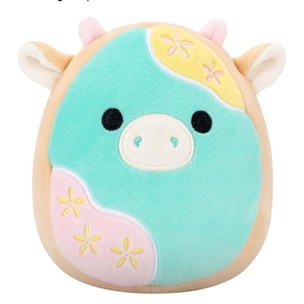 NWT Squishmallows Original 12" Cornelius The‎ Cookie Cow Spring Easter Plush